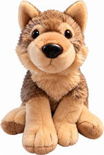 Wild Republic Cuddlekins Wolf Stuffed Animal Plush Washable Gray 12 . MPN 10963