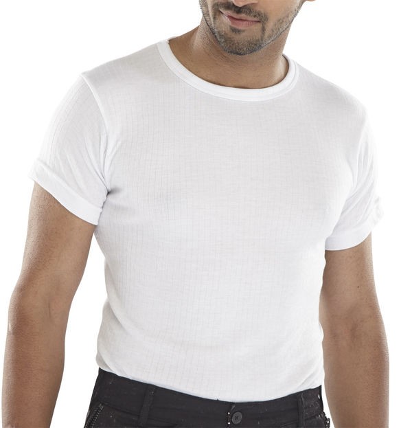 Beeswift Themal Vest Short Sleeve White Size XL