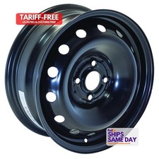 15" Black Wheel For 2017-2021 Mitsubishi Mirage G4 15x6 4x100 ET45 CB56.1 X40861