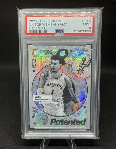 2025 Topps Chrome Victor Wembanyama Base (PSA 9)