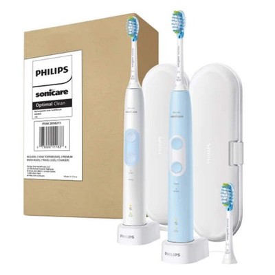 Philips Sonicare Optimal Clean Rechargeable Electric Toothbrush, 2-pack - Open B