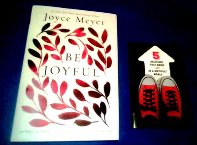 Joyce Meyer NEW 'BE JOYFUL 50 Days to Defeat . . .' &'5 Decisons that Bring Joy''