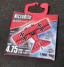 KITE MicroKite Mini Micro Mylar Red Baron 4.75" Beach Toy X-Kites NEW