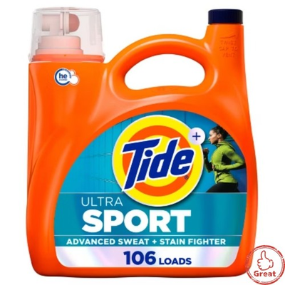 #ad #ad Tide Plus Febreze Sport Active Fresh HE Liquid Laundry Detergent $12.34