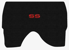 Lloyd Luxe Trunk Carpet Mat for '70-73 Chevrolet Camaro w/Red on Black SS Logo