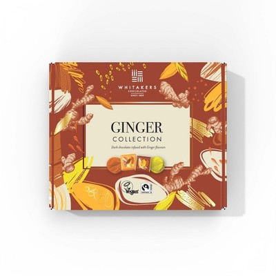 Whitakers Dark Chocolate Ginger Collection 165g