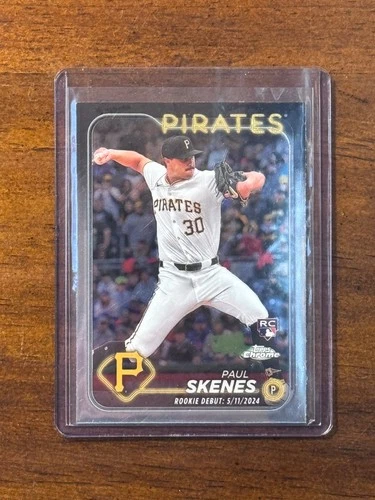 2024 Topps Chrome Update #USC27 Paul Skenes RC - Rookie Debut Base Set Card