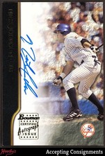 2002 Bowman Autographs #BANJ Nick Johnson ON CARD AUTO YANKEES