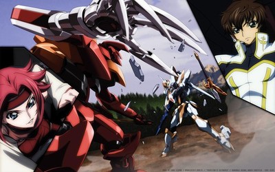 Anime code geass kururugi suzaku kallen stadtfeld girls Custom Gaming Mat Desk