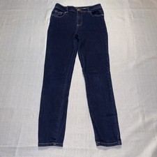 Cat  Jack Size 12 Girl  s Skinny Dark Wash Denim Blue Jeans Pants High Rise