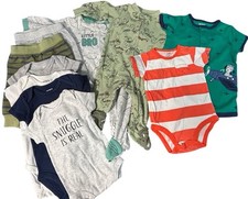 Boys Clothes Size 3 Mos Lot of 10 Pcs Shirts Shorts Various Brands Spring Summer