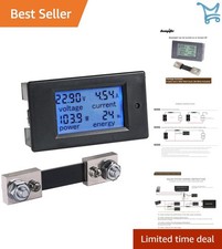 Digital Power Meter Current Voltage Energy Monitor DC 6.5-100V 100A LCD Display