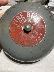 Vintage Edwards Adaptabel #24 Old Schoolhouse Bell Fire Alarm
