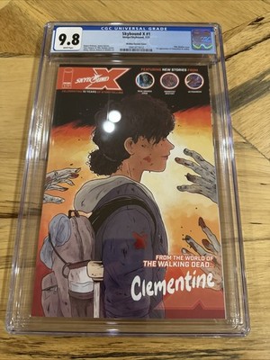 Skybound X #1 Cover C Variant 1st Clementine - The Walking Dead - CGC 9.8
