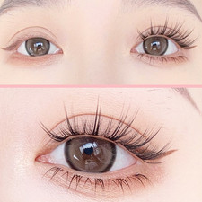 Women Natural Look Long Cluster Eyelash Extensions 10+11+12mm, 120 Strands