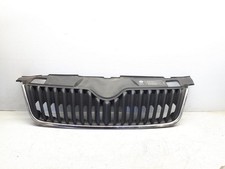07-15 GENUINE SKODA FABIA MK2 FRONT CENTRE UPPER GRILLE 5J0853668C