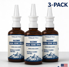3pc Nasomin Iodine Nasal Spray Natural Mineral Cleanses Your Nasal Passages