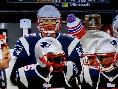 New England Patriots New Era knit pom hat beanie 2013 Tom Brady