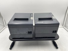 Lot of 2 Epson TM88V M244A Thermal Receipt Printer RJ11 / Parallel No Adapters