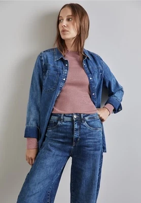 Street One Turtle Neck Shirt mit Glitzer in der Farbe Petal Rose - Bild 1 von 4