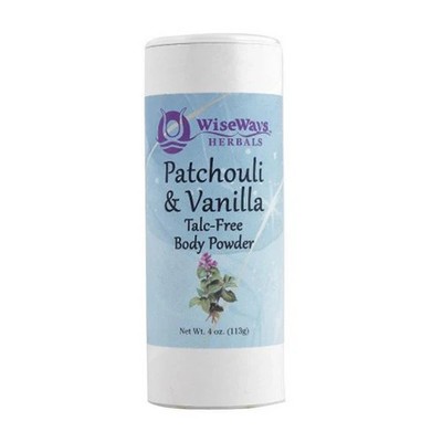Patchouli And Vanilla Body Powder 4 Oz