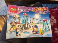 LEGO Friends 41324 Snow Resort Cable Car Instruction Manual Book Only