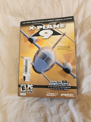 X-Plane 9 (PC, 2008) Complete in Box, All 6 Discs
