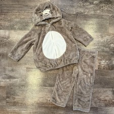 Carters Sloth Toddler Costume Soft Fuzzy Hooded Warm Size 24 Months Halloween