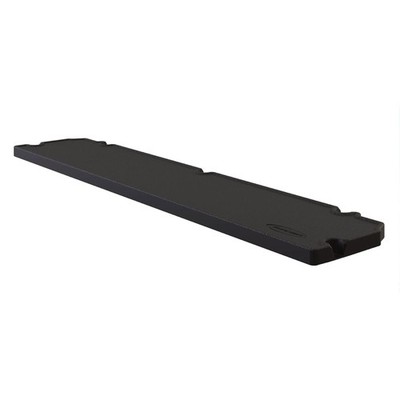 Suncast Horizontal Shed Shelf Kit Space Saving Wall Mount Outdoor Storage, Black
