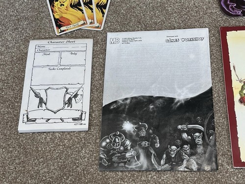 Juegos Hero Quest MB de colección piezas e instrucciones originales... repuestos/reparaciones... - Imagen 20 de 22
