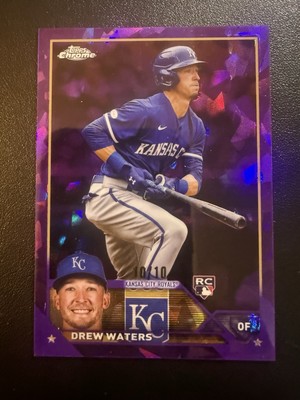 2023 Topps Chrome Sapphire RC Purple 10/10  plus True Blue RC /150   Royals