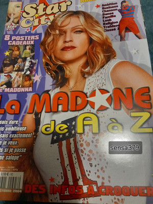 Magazin STAR CITY MADONNA/FRANZÖSISCH..+POSTER