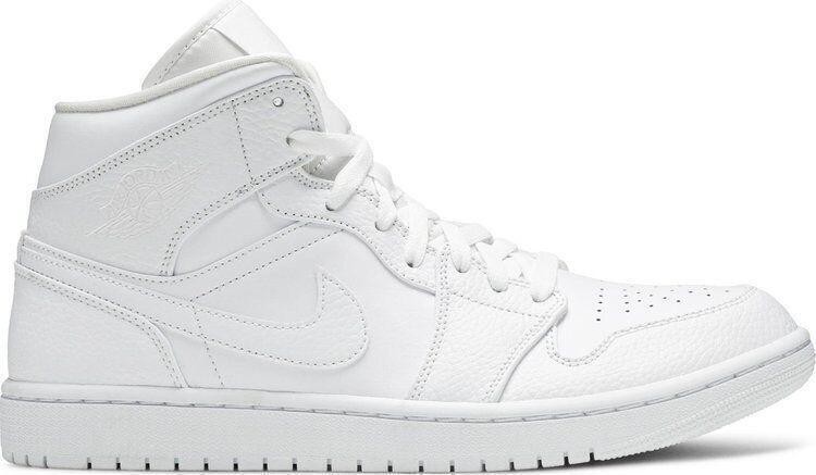 Size 6.5 - Jordan 1 Mid Triple White - 554724-130 for sale  display picture 2