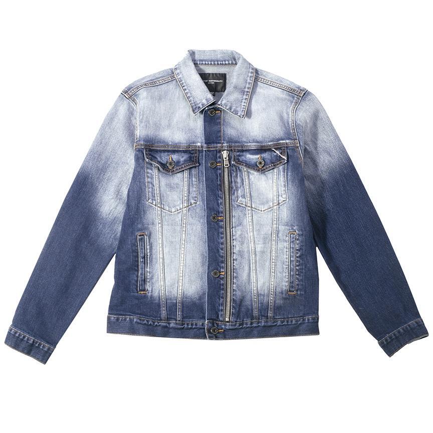Cult of Individuality Men's US L Type II Denim Jacket XX Glacier