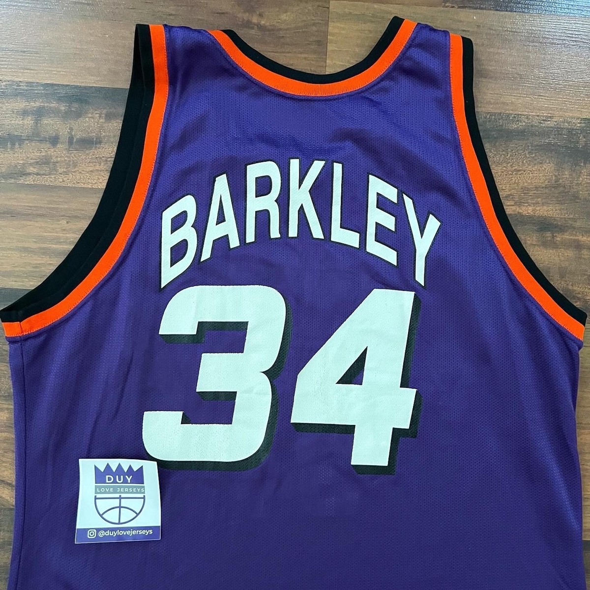 Charles Barkley Phoenix Suns Away Jersey Champion NBA Size 44 | eBay