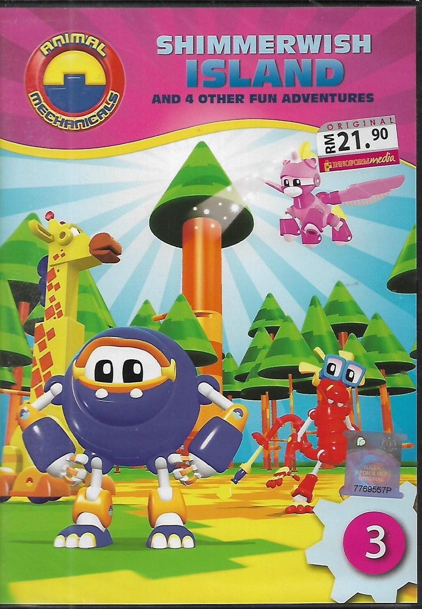 Animal Mechanicals Vol.3 DVD Shimmer Wish Island Malaysia Release