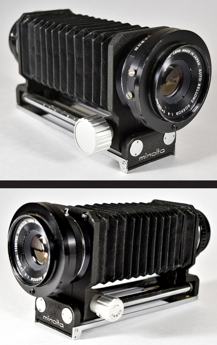 Minolta/Nikon Auto Bellows Rokkor 1:4 100mm f4-f32 Lens for Minolta/Nikon Auto Bellows Rokkor 1:4 100mm f4-f32 Lens for
