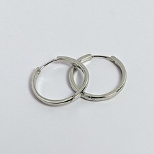 Medium Hoops - Minimalist Hypoallergenic s925 Sterling Silver Earrings