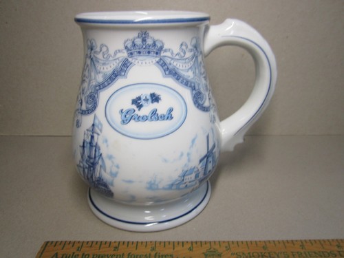 Grolsch Tankards of World 1987 Franklin Mint Grolsche Brewery Países Bajos Azul W - Imagen 6 de 9