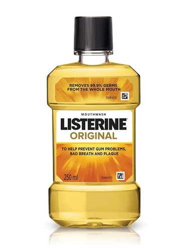 Buy 2 Get 1 Free 250ml LISTERINE Original Mouthwash Prevent Gum Problems, Plaque - Picture 2 of 7