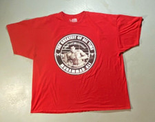 Muhammad Ali Boxing Legend The Greatest of All Time Adult Red T-Shirt Tee Sz 3XL