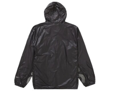 Supreme Ripstop Hooded Windshell Jacket Zip Up Black Size S BRAND  