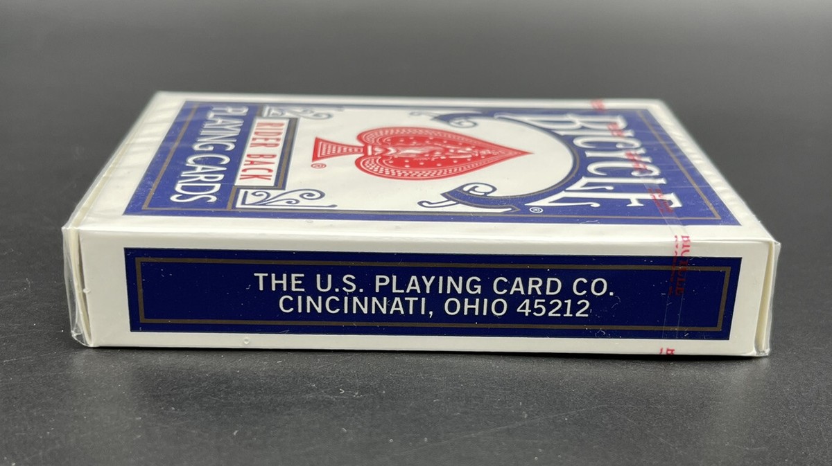 Bicycle Blue Rider Back Playing Cards Poker 808 Blue Seal