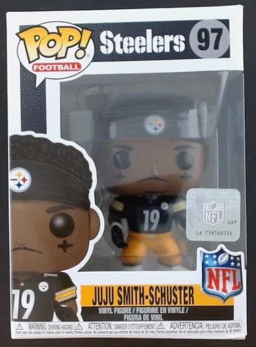Funko Pop NFL - JUJU SMITH-SCHUSTER Steelers (Black Jersey) #97 (JJ-3)