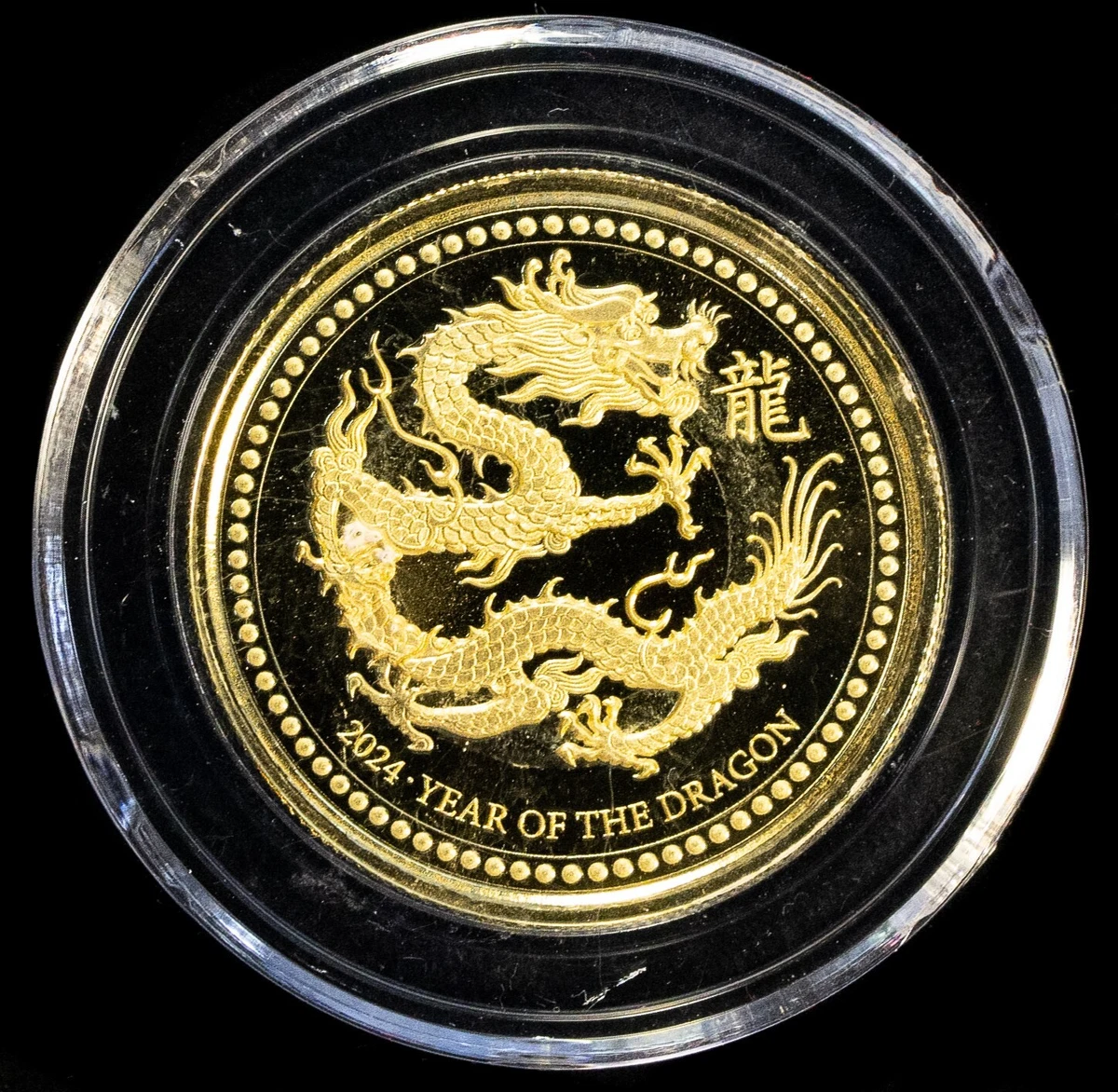 2024 Samoa Year of the Dragon 1 oz Gold Coin Lunar New Year Bullion