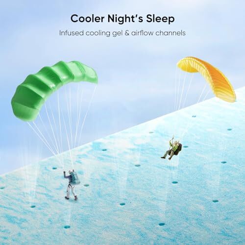 3inch Queen Memory Foam Mattress Topper, Gel Infused Cooling Mattress