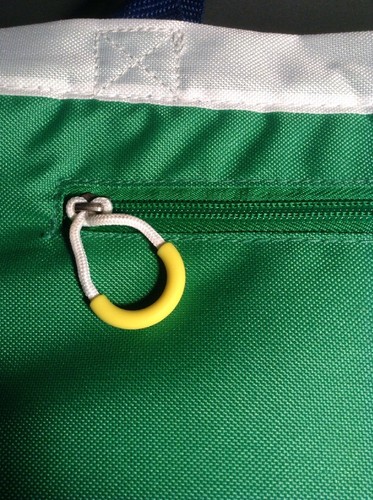 Nuevo Bolso Enfriador 12 latas con revestimiento aislado color verde y blanco con cremallera - Imagen 4 de 9