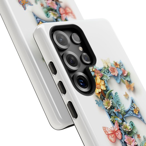 Floral Letter F Phone Case for iPhone, Samsung & Google Pixel - Picture 169 of 227