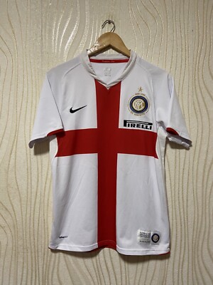 INTER MILAN 2007 2008 AWAY FOOTBALL SHIRT SOCCER JERSEY NIKE