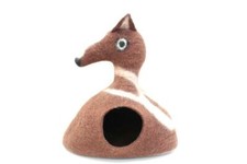 Woolen Cat House Natural Wool Handmade Cat Cave Warm And Soft Cat Cocoon